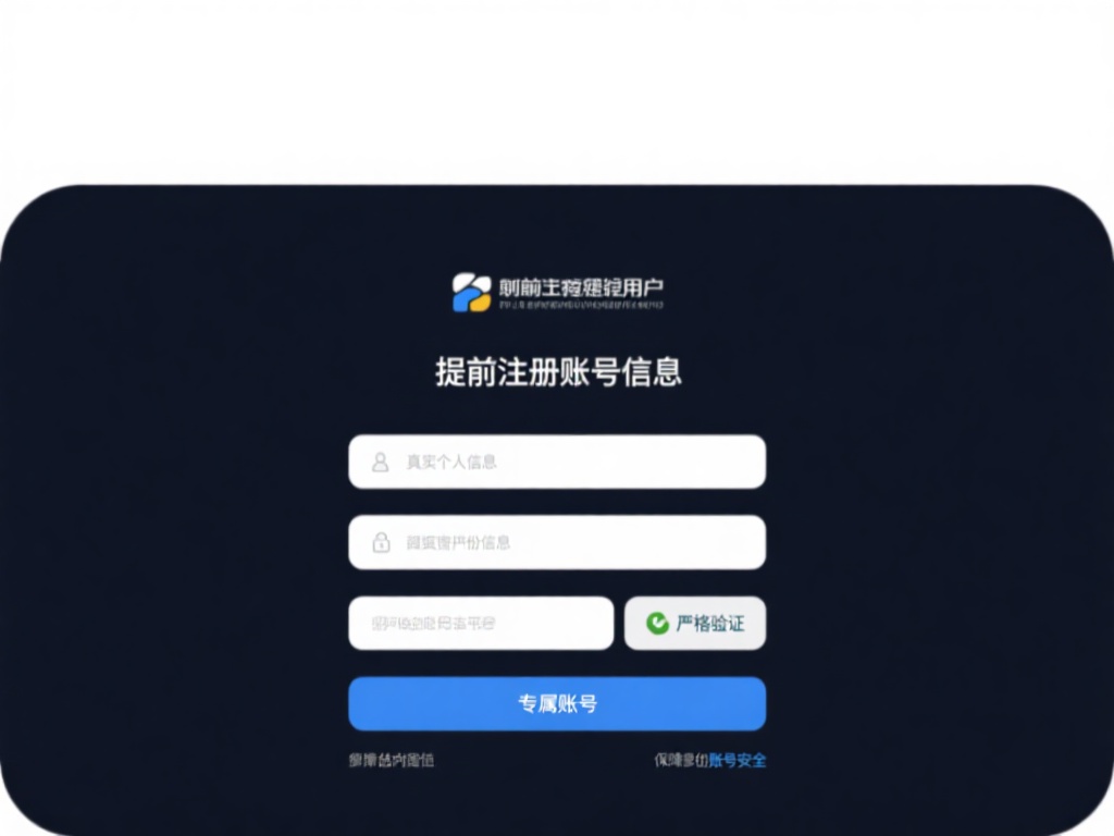 提前注册账号信息
在进入官网前，建议用户提前注册
