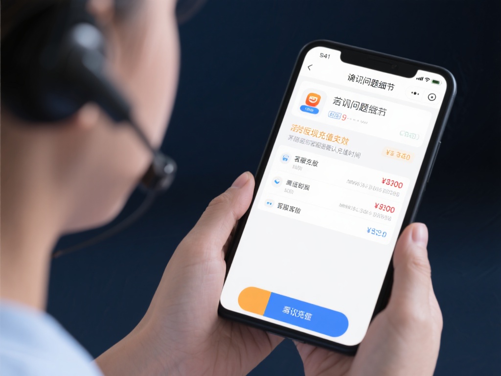 确认问题细节
举例来说，若遇到充值失败，拨打客服